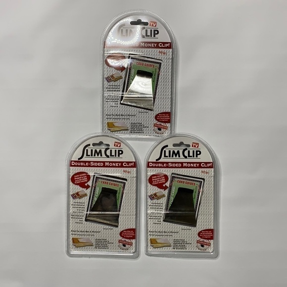 Slim Clip Double Sided Money Clip Bundle (3) - Picture 2 of 4